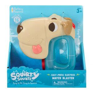 Chuckle & Roar Squirty Squirts Easy-Press Electric Water Blaster Dog Design Batt
